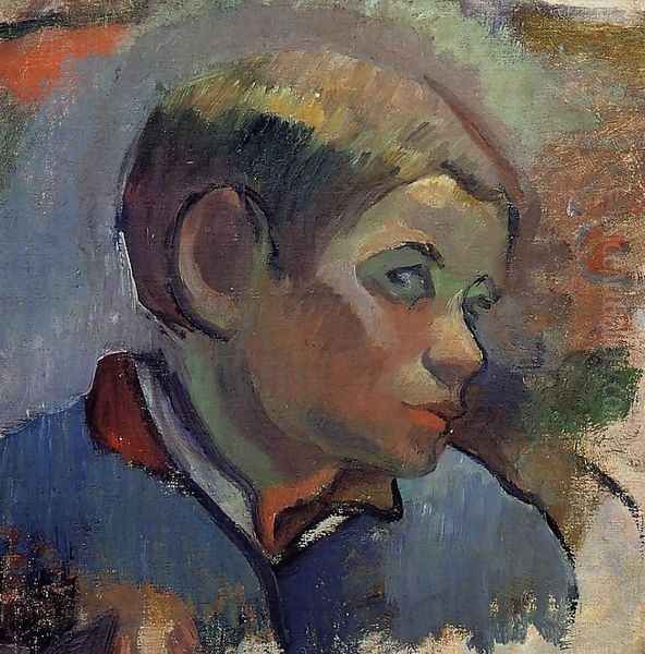 Portrait Of A Little Boy Oil Painting by Paul Gauguin