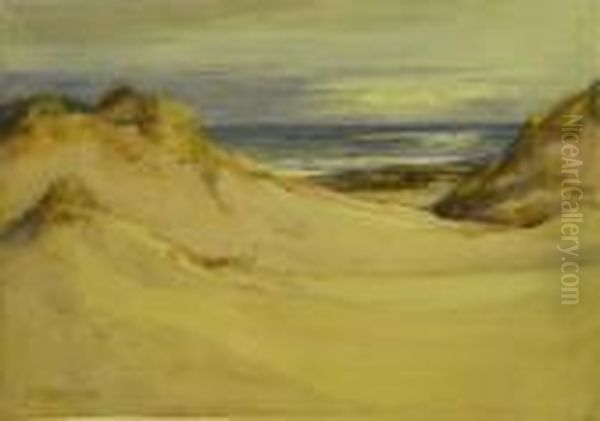 Coastal And Other Views Oil Painting by Charles Edward Wanless