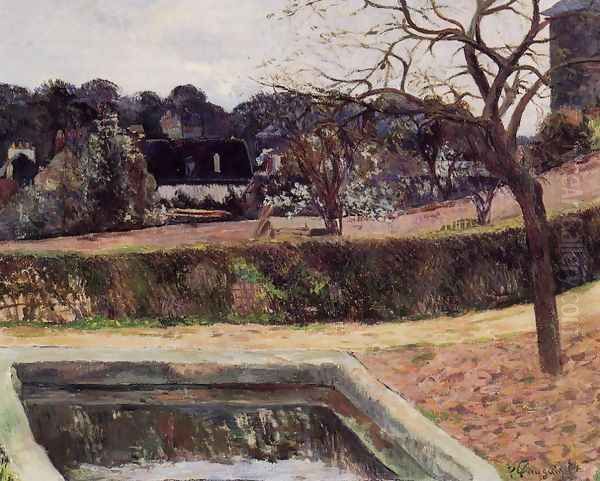 The Square Basin Aka Pond Oil Painting by Paul Gauguin