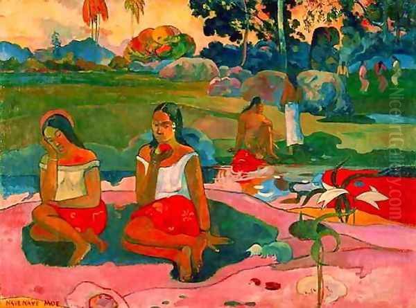 Miraculous Source Oil Painting by Paul Gauguin