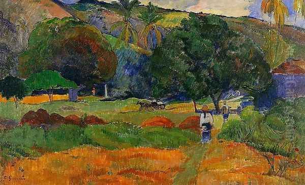 The Little Valley Oil Painting by Paul Gauguin