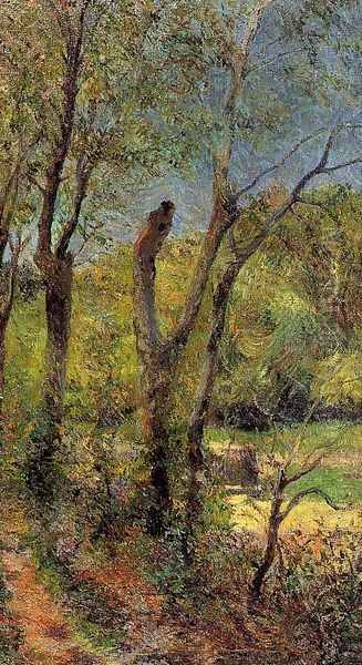 Willows Oil Painting by Paul Gauguin