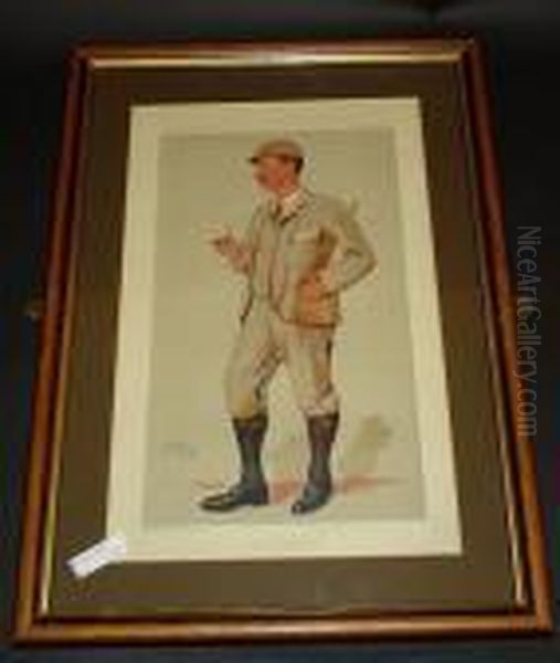 Ward, Sir Leslie : ?mr Horace Hutchinson? Oil Painting by Leslie Ward