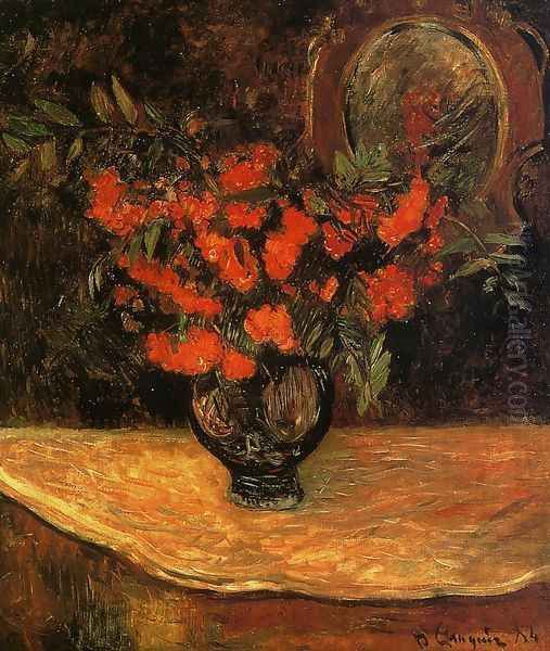 Rowan Bouquet Oil Painting by Paul Gauguin