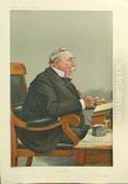 From Vanity Fair Supplement Oil Painting by Leslie Ward