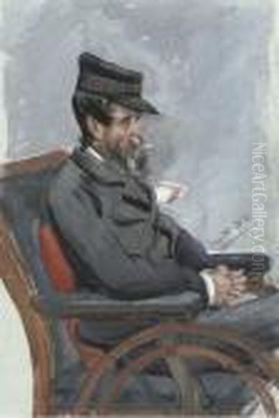 The Marquis Conyngham Oil Painting by Leslie Ward