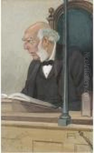 Robert Henry Bullock-marsham Oil Painting by Leslie Ward