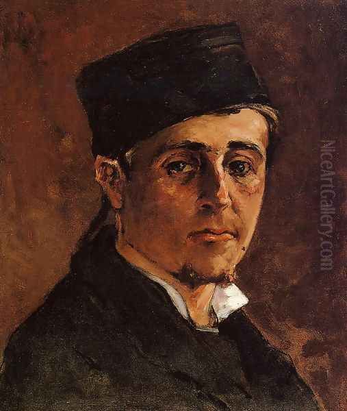 Man With A Toque Oil Painting by Paul Gauguin