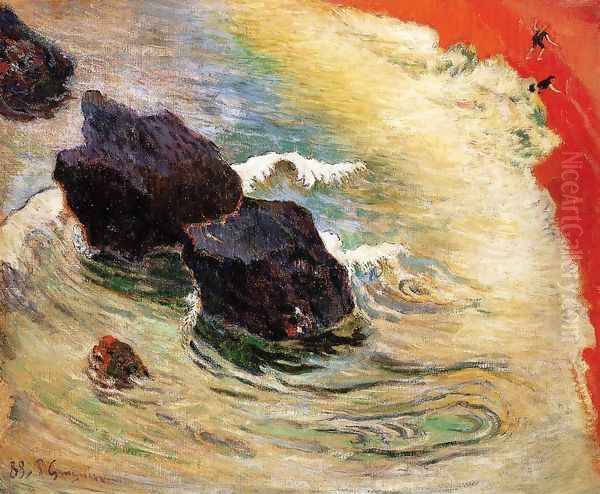 The Wave Oil Painting by Paul Gauguin