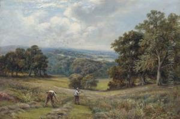 Haymaking by William Henry Waring