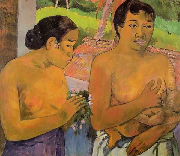 The Offering Oil Painting by Paul Gauguin