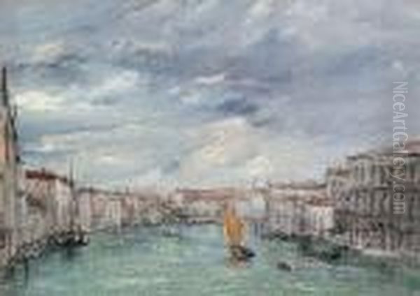 The Grand Canal, Venice Oil Painting by Andrew W. Warren