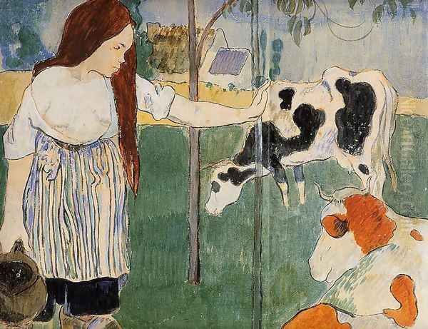 The Milkmaid by Paul Gauguin