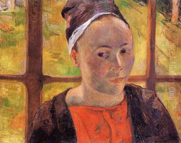 Portrait Of A Woman Oil Painting by Paul Gauguin