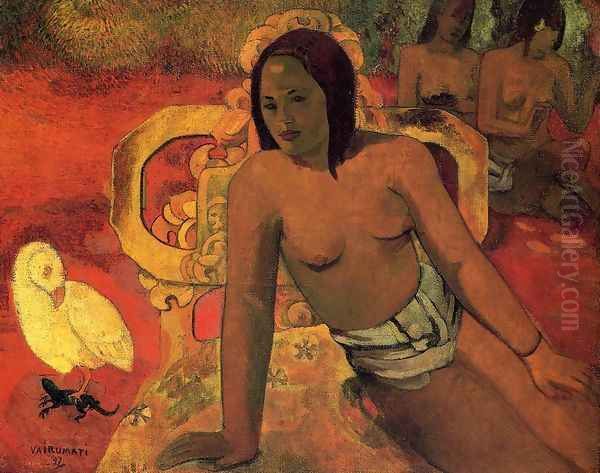 Vairumati Oil Painting by Paul Gauguin