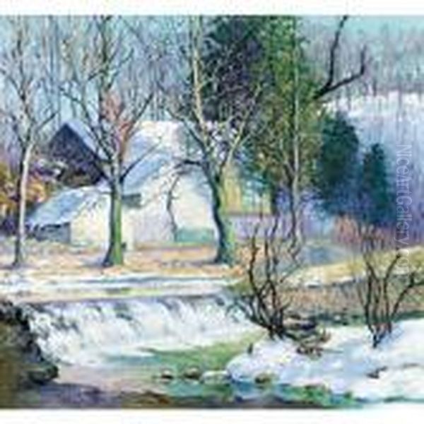 Winter In Bucks County by Elizabeth Fisher Washington