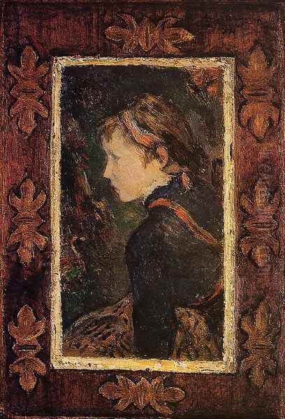 Portrait Of Aline Oil Painting by Paul Gauguin