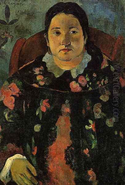 Portrait Of Suzanne Bambridge Oil Painting by Paul Gauguin