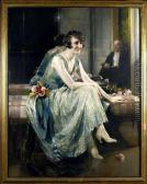 [charme Feminin] Oil Painting by Charles Joseph Watelet