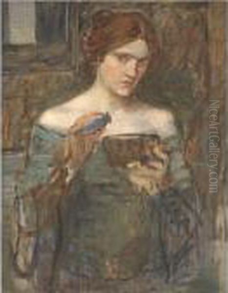 The Love Philtre Oil Painting by John William Waterhouse