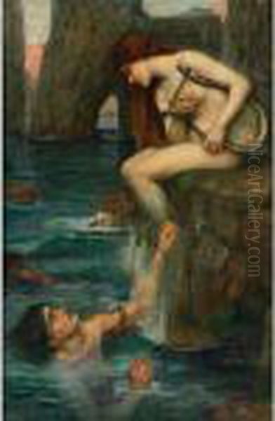 The Siren Oil Painting by John William Waterhouse