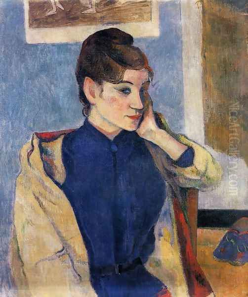 Portrait Of Madeline Bernard Oil Painting by Paul Gauguin