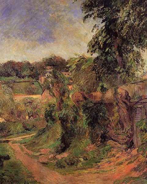 Near Rouen Oil Painting by Paul Gauguin