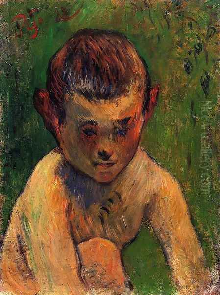 Little Breton Bather Oil Painting by Paul Gauguin