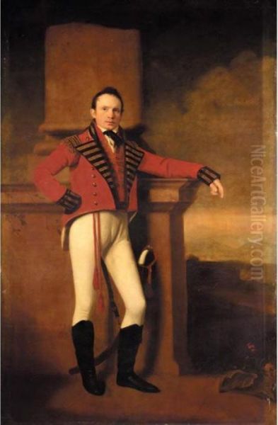 Portrait Of Captain Robert Dudgeon Oil Painting by George C. Watson