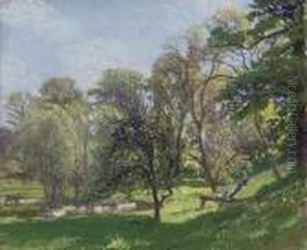 Early Spring, Dunshay Oil Painting by George Spencer Watson