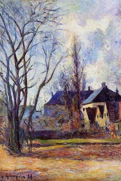 Winters End Oil Painting by Paul Gauguin