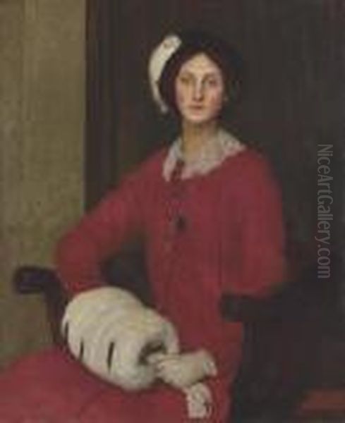 Hilda Spencer Watson Oil Painting by George Spencer Watson