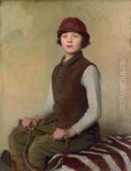 The Saddler's Daughter Oil Painting by George Spencer Watson