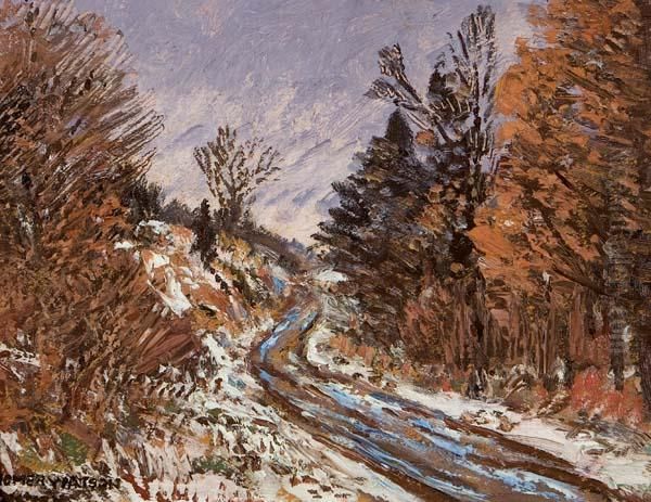 The Road Oil Painting by Homer Ransford Watson