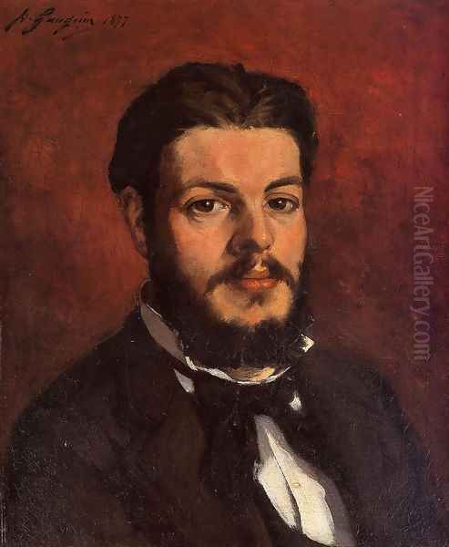 Portrait Of Claude Antoine Charles Favre Oil Painting by Paul Gauguin