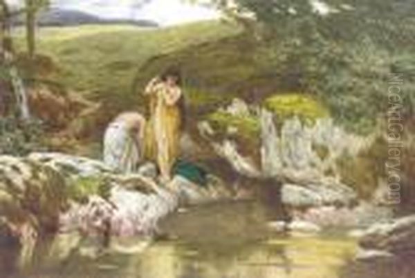 The Bathers Oil Painting by John Dawson Watson