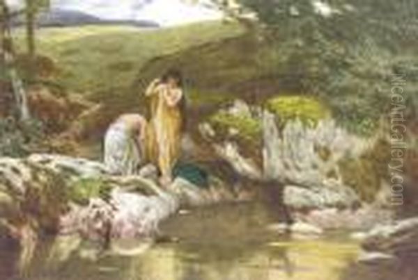 The Bathers Oil Painting by John Dawson Watson