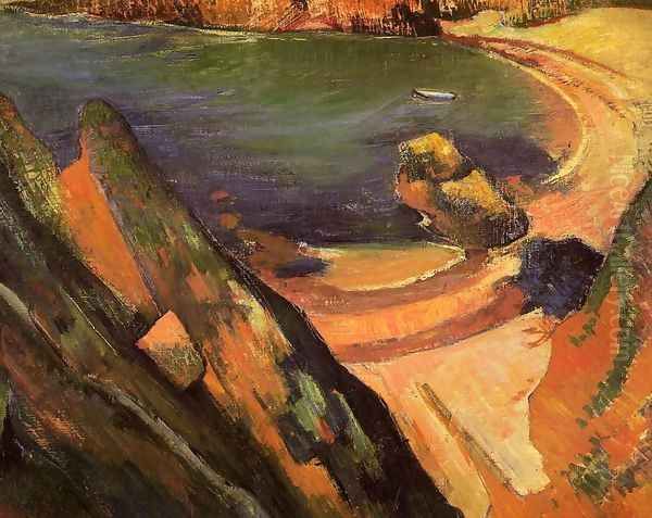 The Creek Le Pouldu Oil Painting by Paul Gauguin