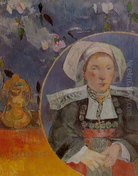 The Beautiful Angele Oil Painting by Paul Gauguin