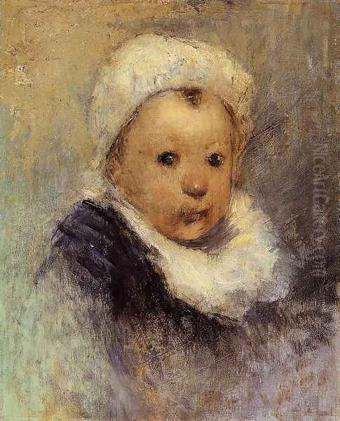 Portrait Of A Child Oil Painting by Paul Gauguin