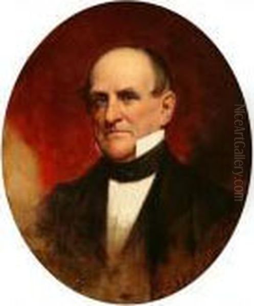 Portrait Of A Man Oil Painting by Samuel B. Waugh