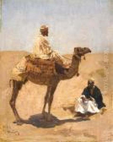 Caire Oil Painting by Emile Charles Wauters