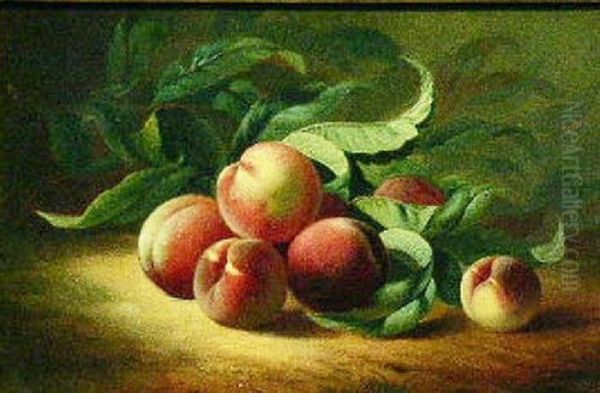 Peaches Oil Painting by Andrew John Henry Way