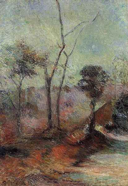 Landscape Oil Painting by Paul Gauguin