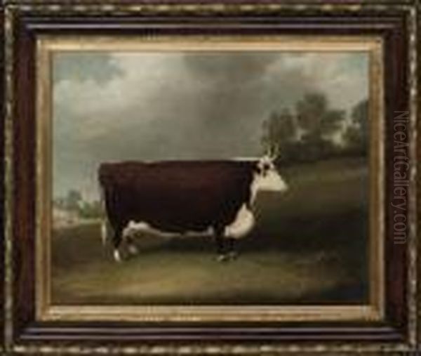 The Prize Bull Oil Painting by Thomas Weaver