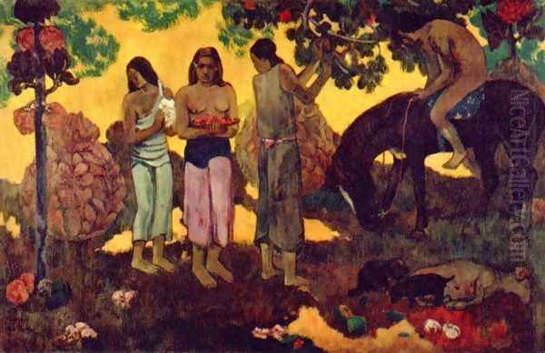 Rupe Rupe (Obsternte) Oil Painting by Paul Gauguin