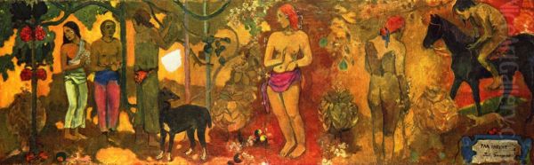 Faa Iheihe Oil Painting by Paul Gauguin