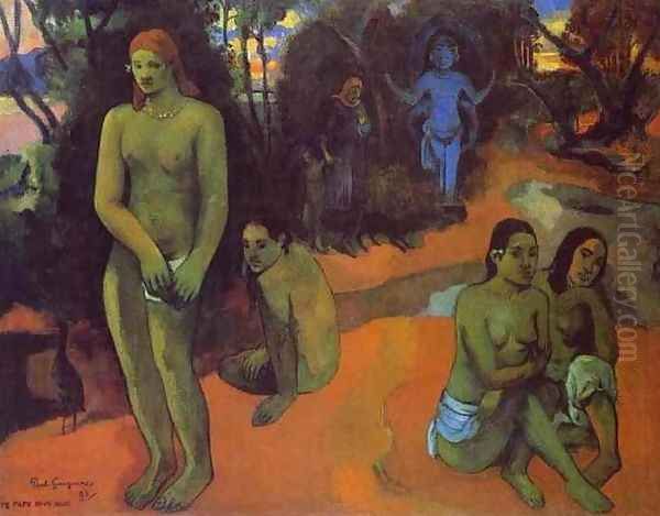 Delectable Waters Oil Painting by Paul Gauguin