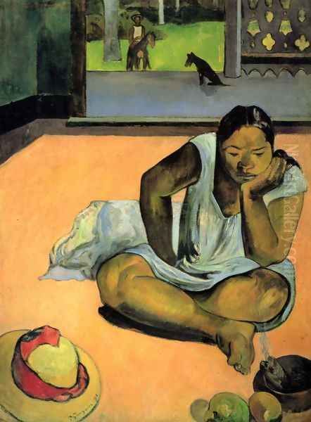 The Schmollende Oil Painting by Paul Gauguin