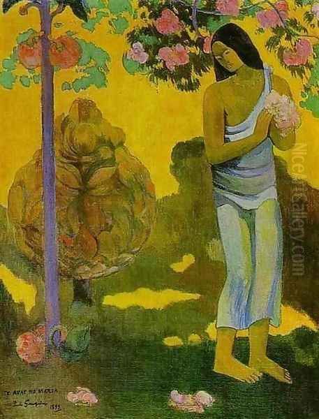 Month of Maria Oil Painting by Paul Gauguin